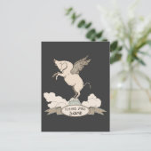 Flying Pigs Squad Postkarte (Stehend Vorderseite)