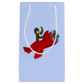 Flying Pinguin Cartoon kleine Geschenktasche Kleine Geschenktüte (Vorderseite)