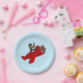 Flying Pinguin-Cartoon-Papier-Teller Pappteller (Party)