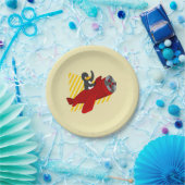 Flying Pinguin-Cartoon-Papier-Teller Pappteller (Party)
