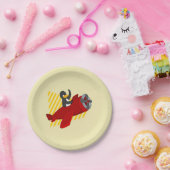 Flying Pinguin-Cartoon-Papier-Teller Pappteller (Party)