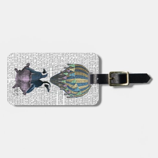 Flying Pinguine Gepäckanhänger (Vorderseite horizontal)