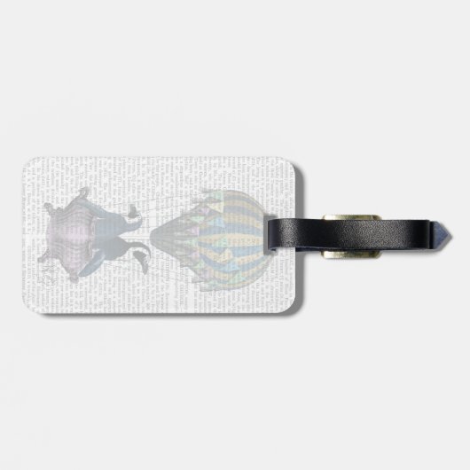 Flying Pinguine Gepäckanhänger (Rückseite horizontal)