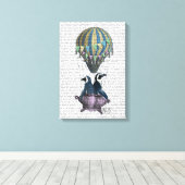 Flying Pinguine Leinwanddruck (Insitu (Holzboden))