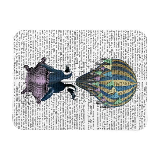 Flying Pinguine Magnet (Horizontal)