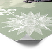 Flying Pinguine Poster (Ecke)