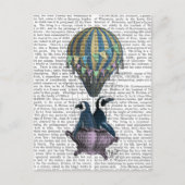 Flying Pinguine Postkarte (Vorderseite)
