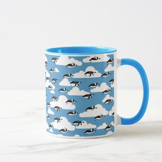 Flying Pinguine Tasse (Rechts)