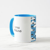 Flying Pinguine Tasse (Vorderseite Links)
