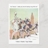 Flying Princess and schockierte Prinzessin Kay Nie Postkarte (Vorderseite)