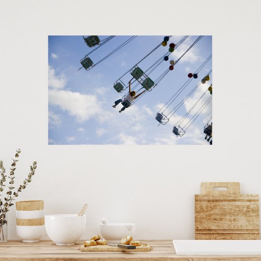 Flying Print Poster (Küche)