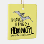 Flying Pterodactyl Dinosaur Airline Keramikornament (Rechts)