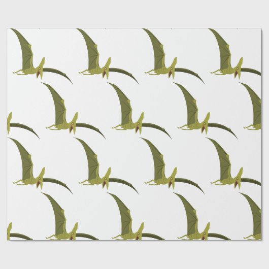 Flying Pterodactyl Geschenkpapier (Flach)
