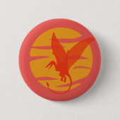 Flying Pterosaur Button (Vorderseite)
