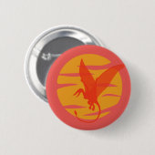 Flying Pterosaur Button (Vorne & Hinten)