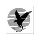 Flying Pterosaur Gummistempel (Prägung)