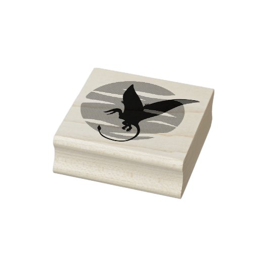 Flying Pterosaur Gummistempel (Stempel)