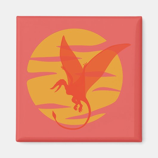 Flying Pterosaur Magnet (Vorne)