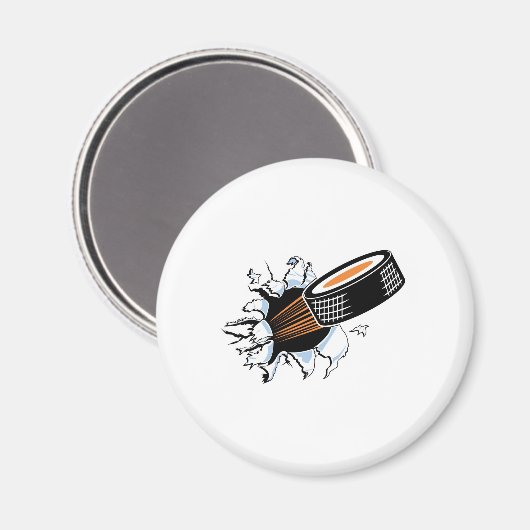 Flying Puck Magnet (Vorderseite/Rückseite)