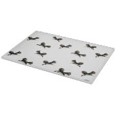 Flying Puffins Bird-Muster Schneidebrett (Ecke)