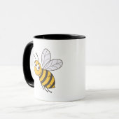 Flying Queen Honigbiene Tasse (Vorderseite Links)