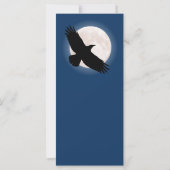 Flying raven mit dem Mond dahinter (Rückseite)