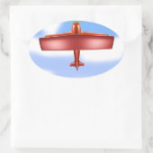 Flying Red Uproar Aufkleber (Tasche)