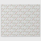 FLYING REINDEER CHRISTMAS GESCHENKPAPIER (Flach)