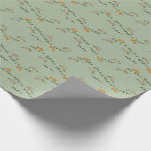 FLYING REINDEER CHRISTMAS GESCHENKPAPIER (Ecke)