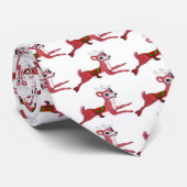 FLYING REINDEER-Krawatte Krawatte (Gerollt)