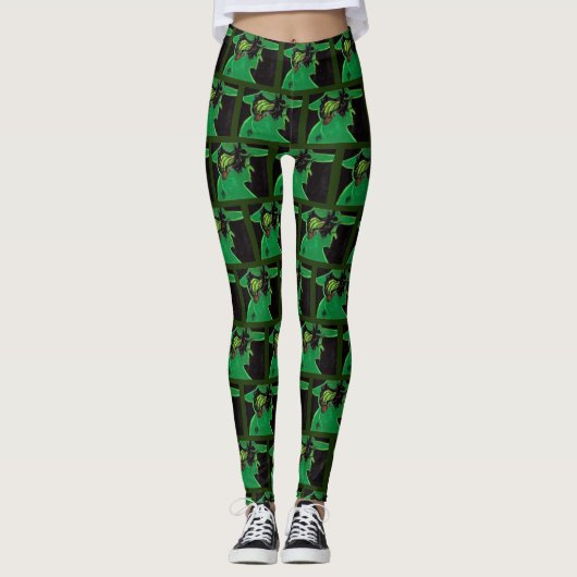 FLYING-RÖSUNG OZ WICKED WITCH LEGGINGS (Vorderseite)