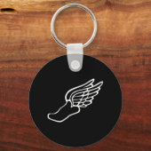 Flying Running Shoe Schlüsselanhänger (Vorderseite)