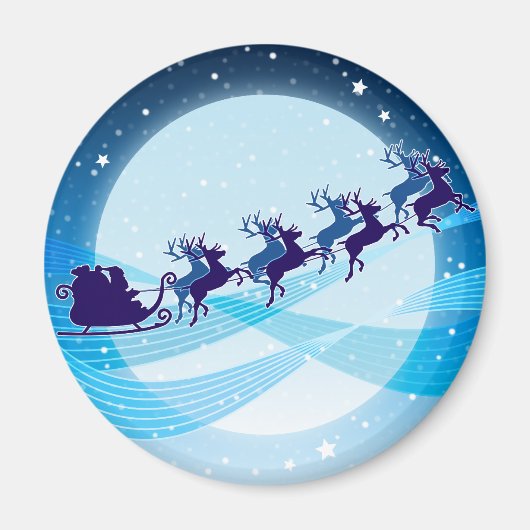 Flying Santa Magnet (Vorne)