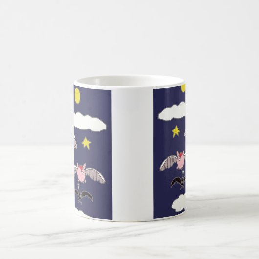Flying Santa Pig  Kaffeetasse (Mittel)