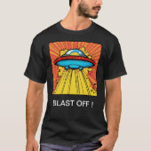 Flying Saucer 0004 T-Shirt (Vorderseite)