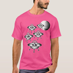 Flying Saucer-Angriff T-Shirt