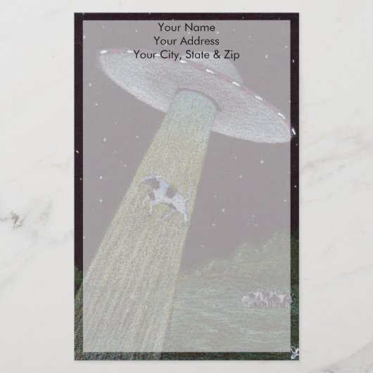 Flying Saucer Briefpapier (Vorderseite)