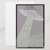 Flying Saucer Briefpapier (Vorne/Hinten)