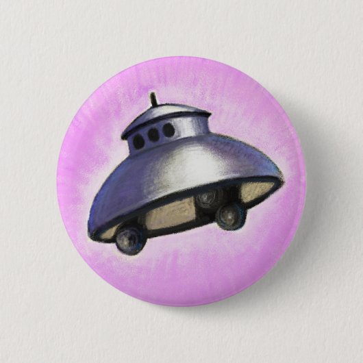Flying Saucer Button (Vorderseite)