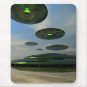 Flying Saucer Fleet Mousepad (Vorne)