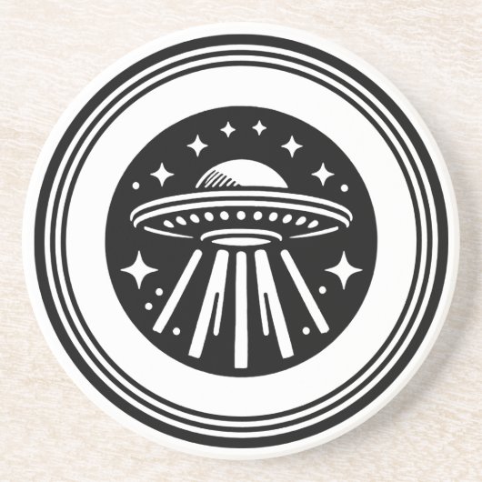 Flying Saucer Getränkeuntersetzer (Vorne)