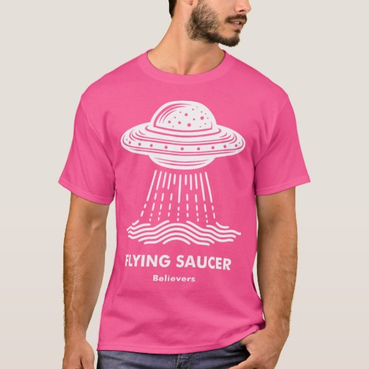 Flying Saucer Gläubiger T-Shirt (Vorderseite)