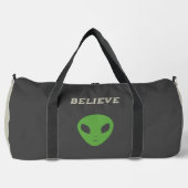 Flying Saucer & Green Alien Duffle Bag (Vorderseite)