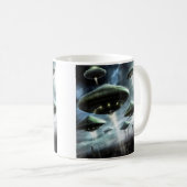 Flying Saucer Invasion Kaffeetasse (VorderseiteRechts)