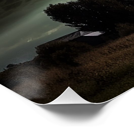 Flying Saucer Invasion Poster (Ecke)