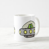 Flying Saucer Kaffeetasse (VorderseiteRechts)