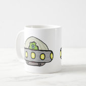 Flying Saucer Kaffeetasse (Vorderseite Links)