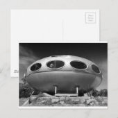 Flying Saucer Postkarte (Vorne/Hinten)