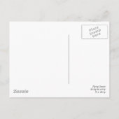 Flying Saucer Postkarte (Rückseite)