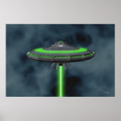 Flying Saucer - Sci-Fi-Poster Poster (Vorne)